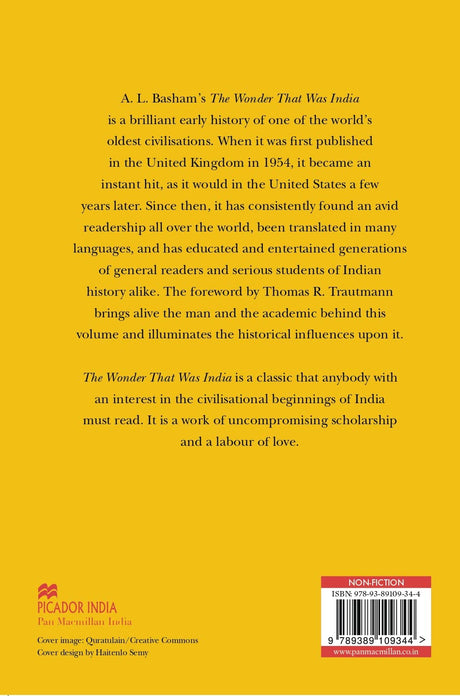 The Wonder That Was India: Volume I - Retail Maharaj