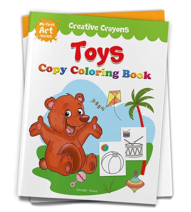 Colouring Book of Toys: Creative Crayons Series - Crayon Copy Colour Books - Retail Maharaj