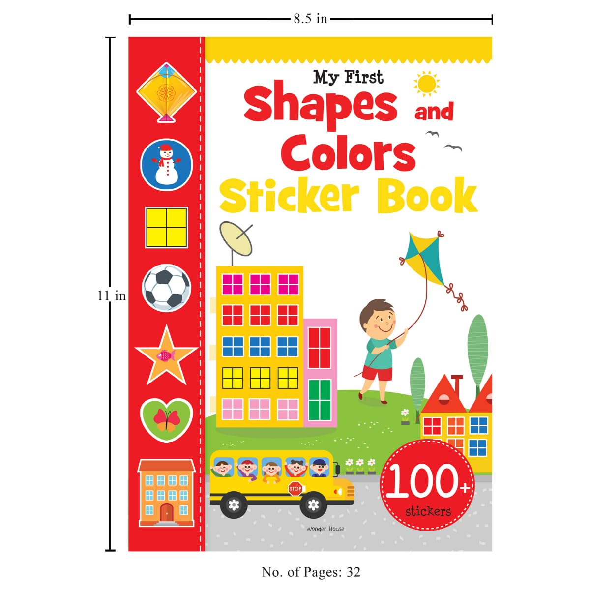 My First Shapes and Colours Sticker Book: Exciting Sticker Book With 100 Stickers - Retail Maharaj