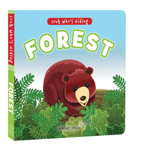 Look Who's Hiding - Forest : Pull The Tab Novelty Books For Children - Retail Maharaj