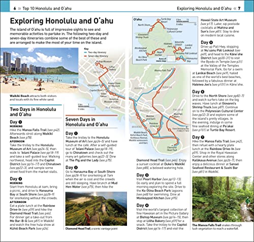 DK Eyewitness Top 10 Honolulu and O'ahu - Retail Maharaj
