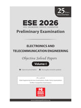 ESE 2026 : Preliminary Exam: Electronics & Telecom (E&T) Engineering Volume-I | Chapterwise & Topicwise Objective Solved Papers | 25 Years Solved PYQs ... Examination | Fully Solved | By Made Easy - Retail Maharaj