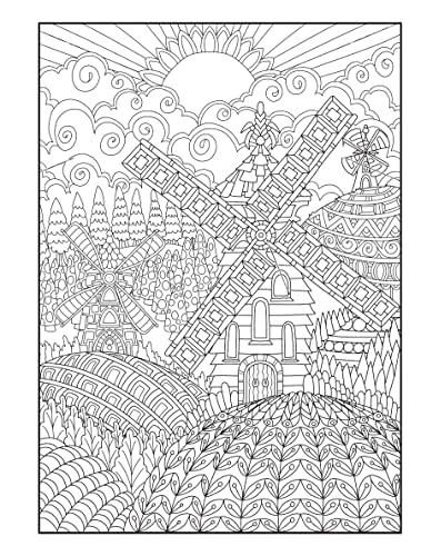 Creative Haven Whimsical Houses Coloring Book - Retail Maharaj