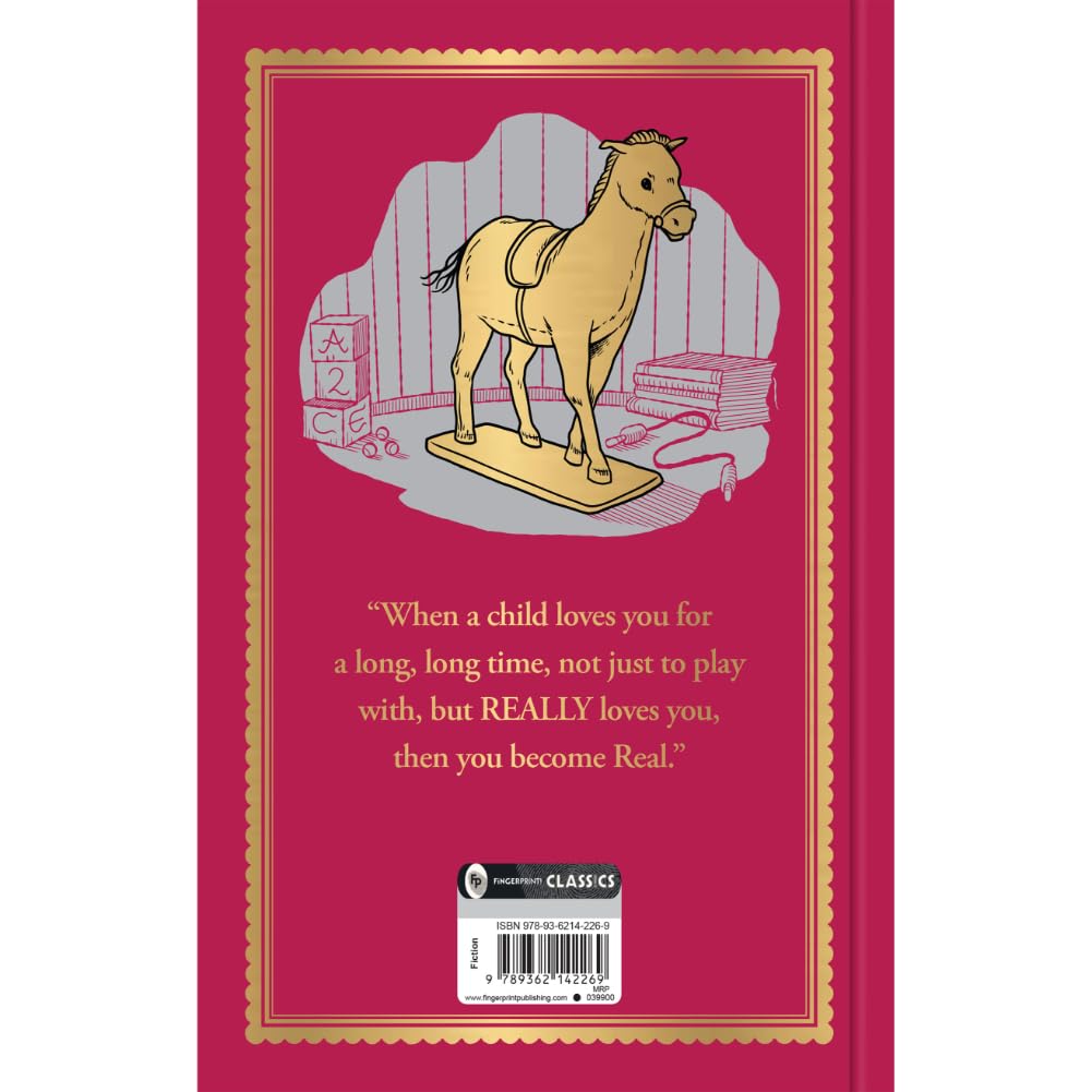 The Velveteen Rabbit (Deluxe Hardbound Edition): With Gilded Edges, Has 1 Ribbon Bookmarker (Fingerprint Classics) - Retail Maharaj