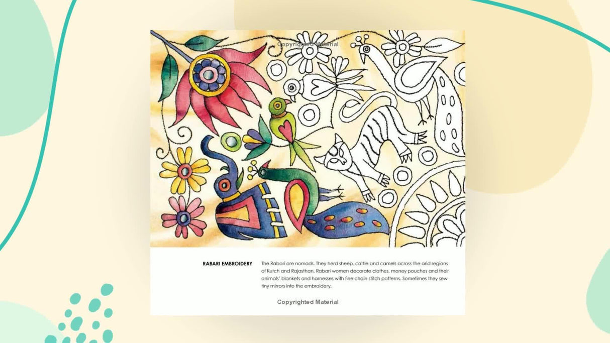 Art of India: A wanderINDIA drawing and colouring book - Retail Maharaj