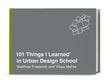 101 Things I Learned? in Urban Design School - Retail Maharaj