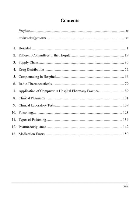 Textbook of Hospital and Clinical Pharmacy for the Students of D.Pharm 2nd Year - Retail Maharaj