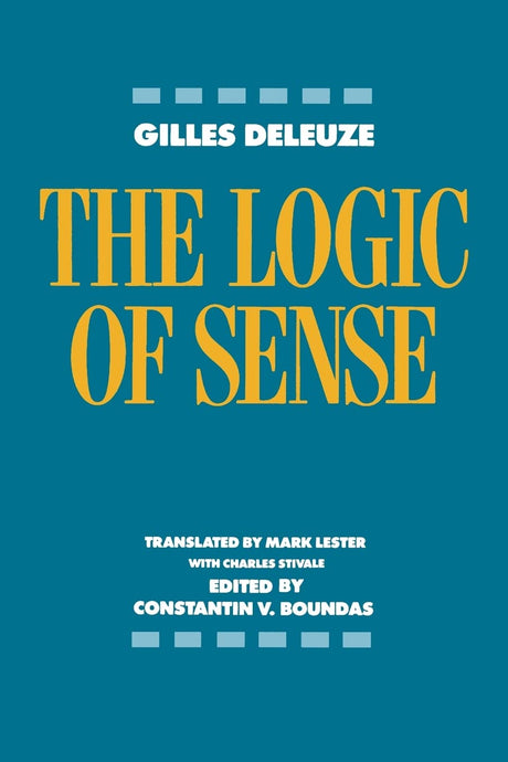 The Logic of Sense - Retail Maharaj