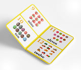 Numbers 1,2,3 – Early Learning Board Book with Large Font: Brightly Illustrated Counting Book for Kids | Big Board Books Series for Babies, Toddlers & Preschoolers | Learn Numbers with Bold Text & Clear Pictures | Ages 0–5 Years - Retail Maharaj