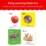 My First Library: Box Set of 10 Board Books for Children | My Little Book of Early Learning for Kids | Learn ABCs, Numbers, Words, Colours & More | Kids Amazing Picture Book | Little Learner’s Library | Perfect Gift Set for Toddlers | First Step Learning - Retail Maharaj