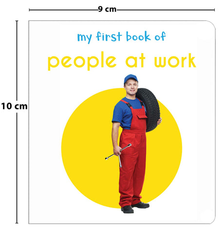 My First Book of People at Work | First Community Helpers Board Book for Babies, Toddlers & Preschoolers | Learn About Doctors, Teachers, Firefighters & More with Bright Pictures | Early Learning Book for Kids Ages 0-3 Years - Retail Maharaj