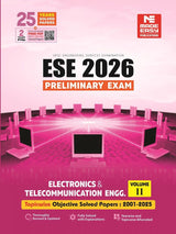 ESE 2026 : Preliminary Exam: Electronics & Telecom (E&T) Engineering Volume-II | Chapterwise & Topicwise Objective Solved Papers | 25 Years Solved ... Examination | Fully Solved | By Made Easy - Retail Maharaj