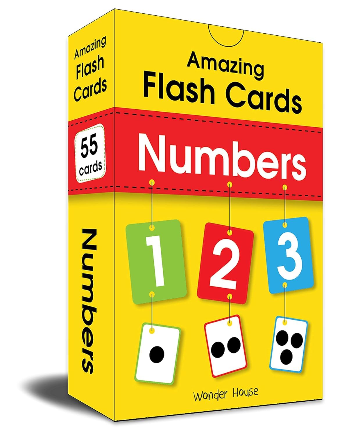 Amazing Flash Cards Numbers: Early Development of Preschool Toddler (55 Cards) - Retail Maharaj