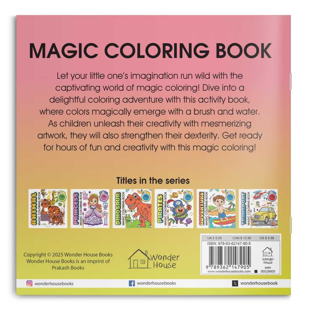Unicorn Magic Coloring Book - Retail Maharaj