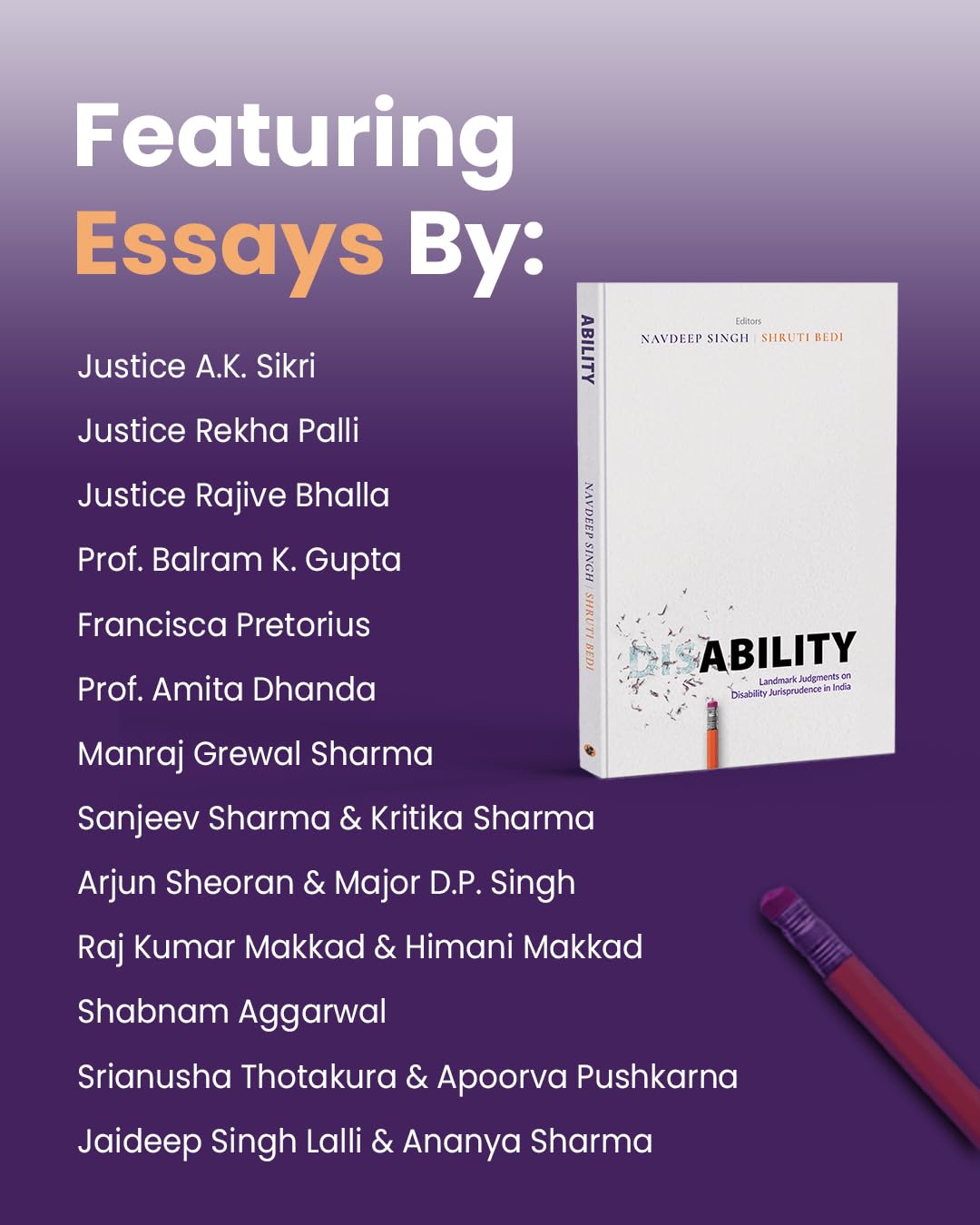 Ability: Landmark Judgments on Disability Jurisprudence in India - Retail Maharaj