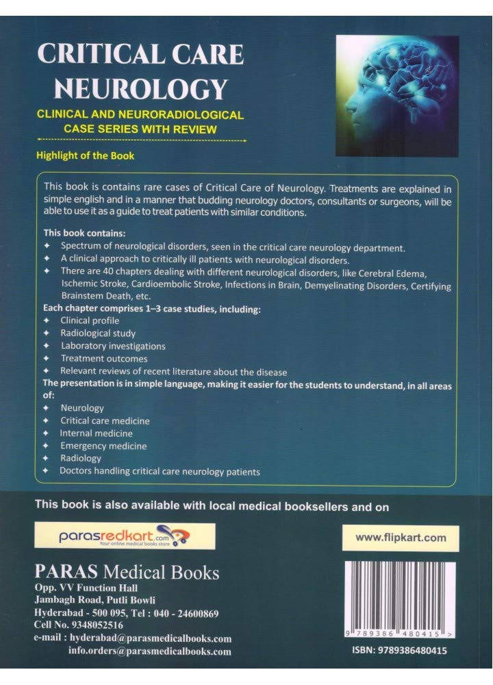 Critical Care Neurology : Clinical And Neuroradiological Case Series With Review - Retail Maharaj