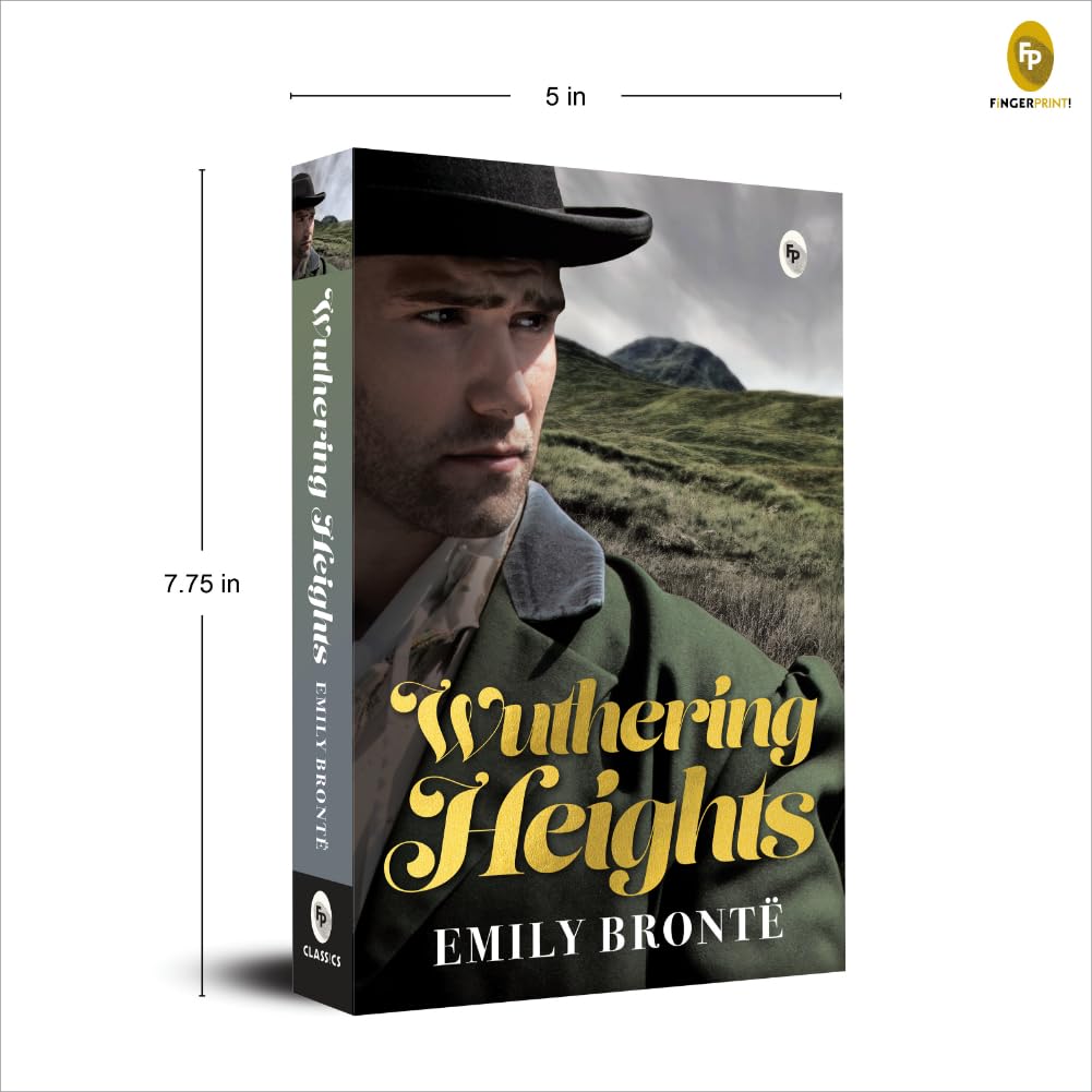 Wuthering Heights by Emily Brontë – Classic Gothic Romance Novel | Timeless Literature Masterpiece | Annotated & Illustrated Edition | Best Romance Novel | Gothic Love Story for Fans of Tragic & Passionate Fiction | Original Premium Paperback Complete Edi - Retail Maharaj