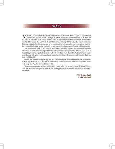 Practical Guide For Mrcpch Clinicals A Journey Towards Success (Pb 2024) - Retail Maharaj