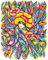 Adatto-Creative Haven Fanciful Faces Cb - Retail Maharaj