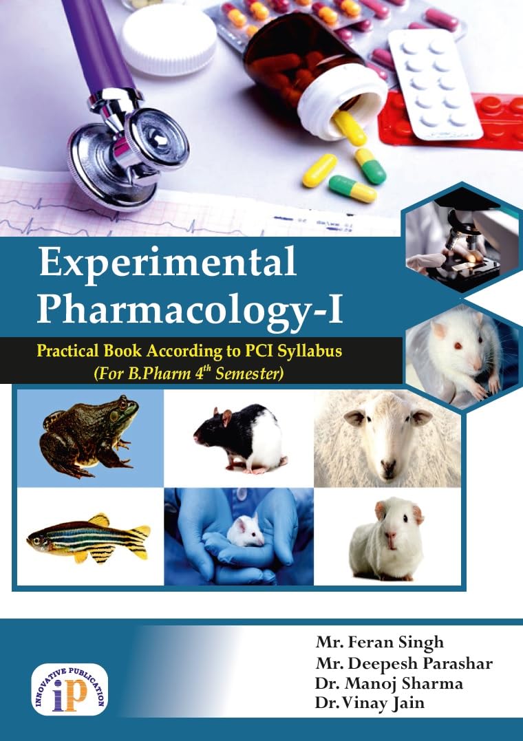 Experimental Pharmacology-I Practical Book According to PCI Syllabus (For B.Pharm 4th Semester) - Retail Maharaj