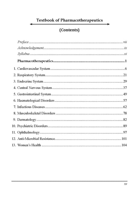 Textbook of Pharmacotherapeutics For Diploma in Pharmacy Students 2nd Year - Retail Maharaj