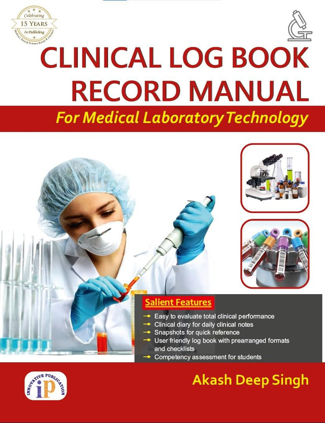 Clinical Log Book Record Manual for Medical Laboratory Technology - Retail Maharaj