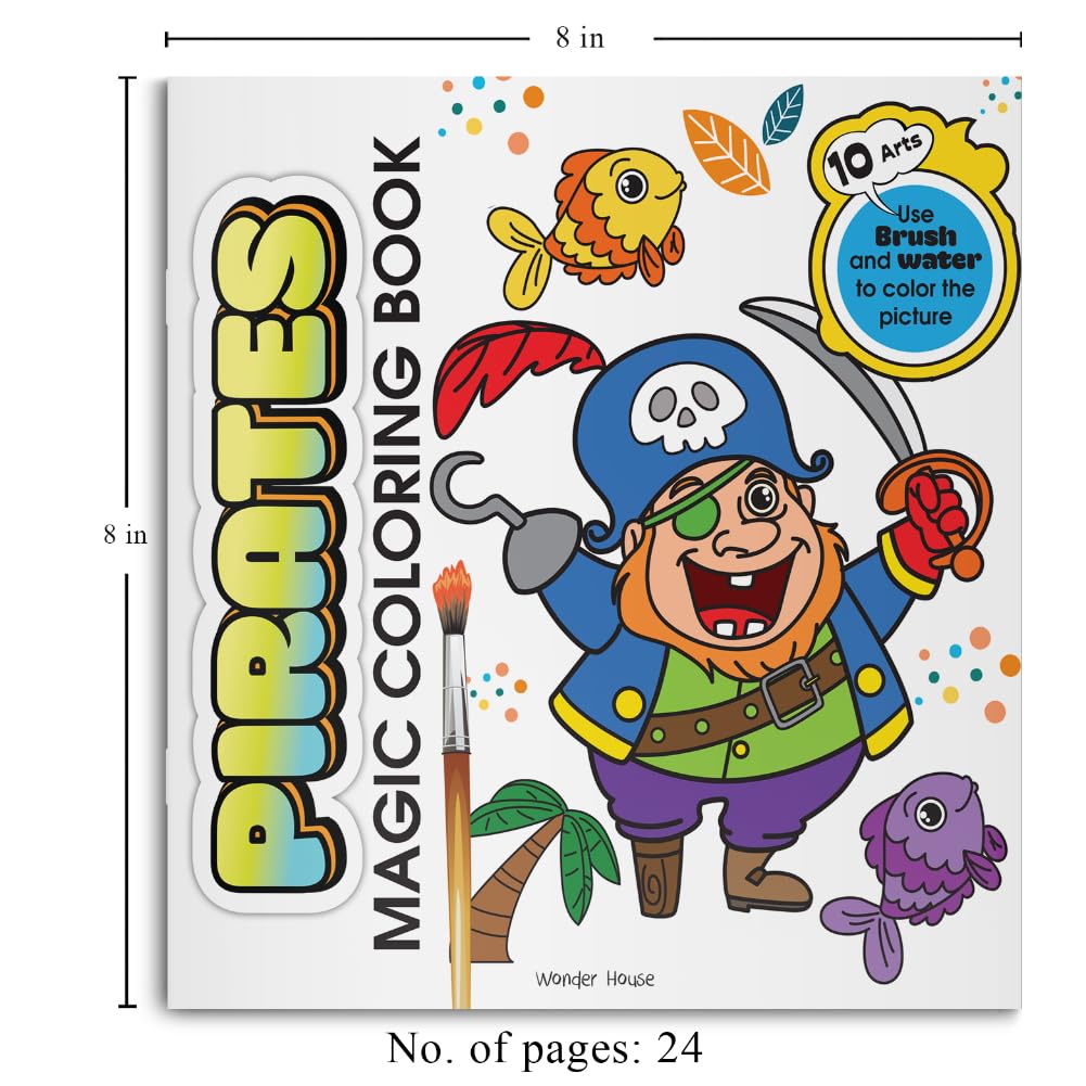 Pirates Magic Coloring Book - Retail Maharaj