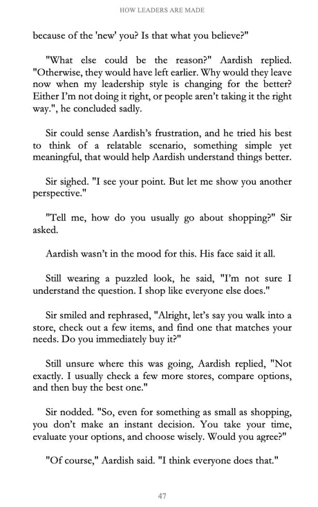 HOW LEADERS ARE MADE - Retail Maharaj