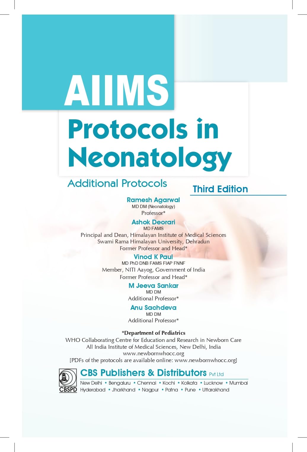 Aiims Protocols In Neonatology Additional Protocols 3Ed (Pb 2025) - Retail Maharaj