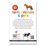 Farm Animals & Pets – Early Learning Board Book with Large Font: Brightly Illustrated Animal Book for Kids | Big Board Books Series for Babies, Toddlers & Preschoolers | Learn About Cows, Dogs, Cats & More with Bold Text & Clear Pictures | Ages 0–5 Years - Retail Maharaj