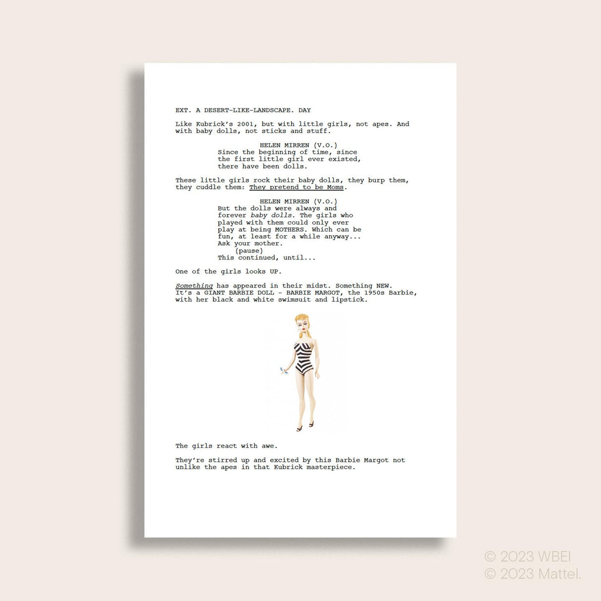 Barbie: The Screenplay - Retail Maharaj