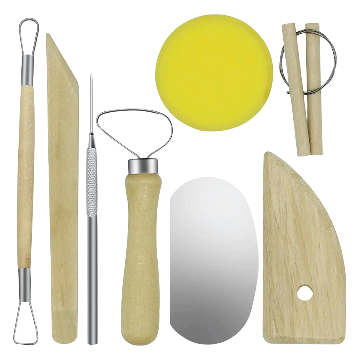 Pottery Tools Set of 8 Pieces - Retail Maharaj