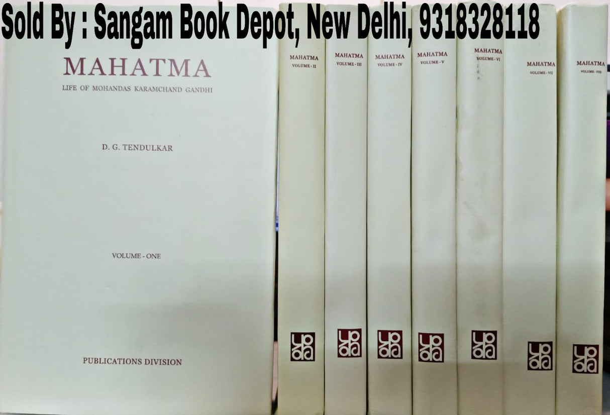 Mahatma - Life Of Mohandas Karamchand Gandhi Volume 1 to 8 (Set Of 8 Volumes)