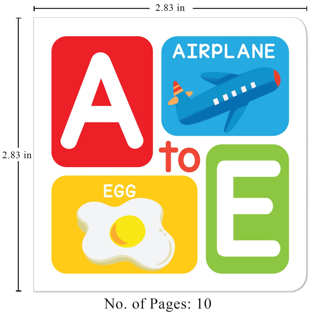 My First A to Z – Boxed Set of 5 Mini Board Books: Learn the Alphabet from A to Z with Bright Pictures & Fun Learning | Includes A–E, F–J, K–O, P–T, ... Toddlers & Preschoolers | Ages 0–5 Years - Retail Maharaj