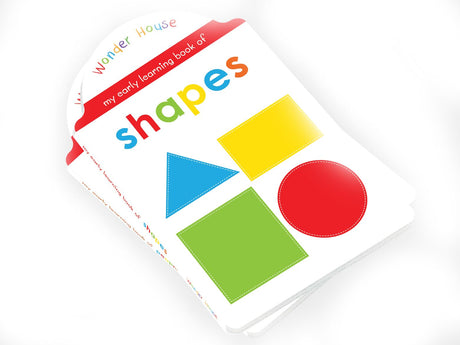 My Early Learning Book of Shapes: Attractive Shape Board Book for Kids | Learn Basic Shapes Like Circle, Square, Triangle, Star & More with Bright Pictures and Fun Cut-Out Design | Early Learning Book for Babies, Toddlers & Preschoolers | Ages 0–5 Years - Retail Maharaj