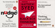 Nudge Improving Decisions About Health Wealth and Happiness, Black Box Thinking, Thinking Fast and Slow 3 Books Collection Set - Retail Maharaj