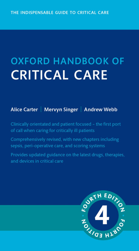 OXFORD HANDBOOK OF CRITICAL CARE MEDICINE, 4E (Oxford Medical Handbooks) - Retail Maharaj
