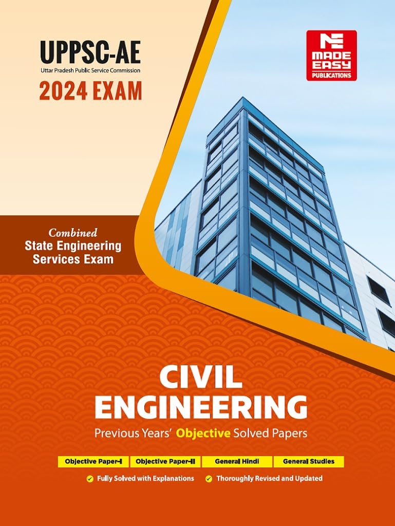 Uppsc- Ae 2023 : Previous Years Objective Solved Papers - Civil Engineering - Retail Maharaj
