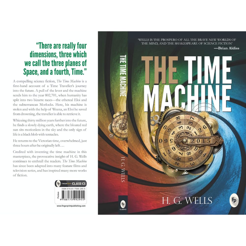The Time Machine by H. G. Wells | Premium Classic Edition | A Sci-Fi Masterpiece on Time Travel & the Future World | Time Travel Fiction Classic | Futuristic Fantasy Book | Victorian Literature | Original Premium Paperback Edition - Retail Maharaj