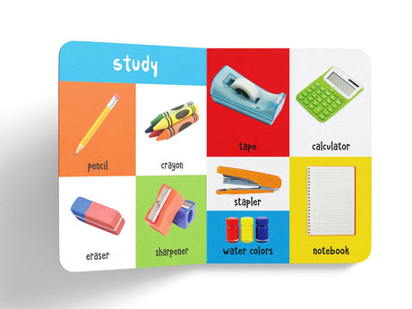 My First 100 Objects Around Us: Padded Board Book for Kids | Learn Names of Everyday Things at Home, School, Park & More with Bright Pictures | Early Learning Book for Babies, Toddlers & Preschoolers | Ages 0–5 Years - Retail Maharaj
