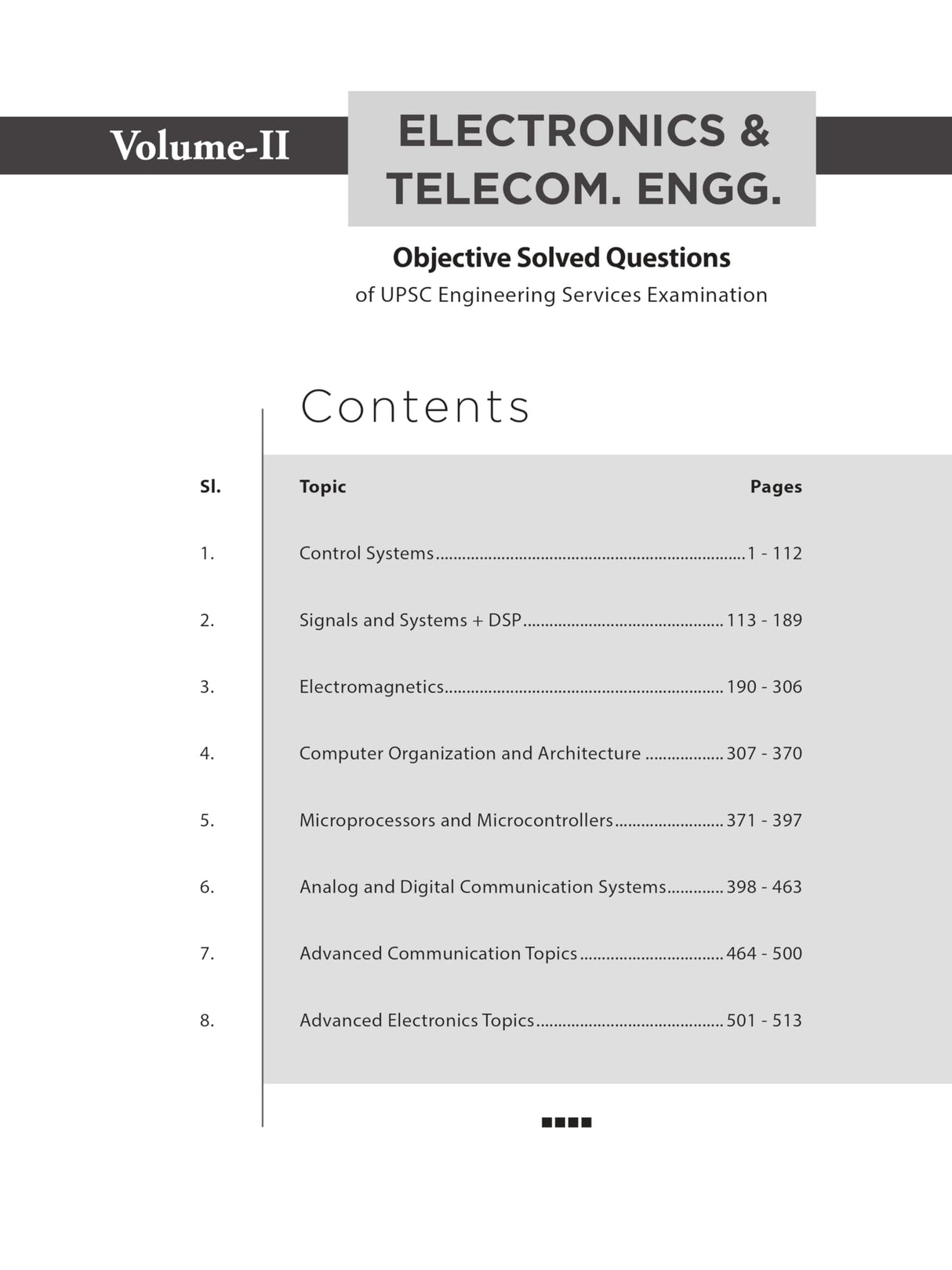 ESE 2026 : Preliminary Exam: Electronics & Telecom (E&T) Engineering Volume-II | Chapterwise & Topicwise Objective Solved Papers | 25 Years Solved ... Examination | Fully Solved | By Made Easy - Retail Maharaj