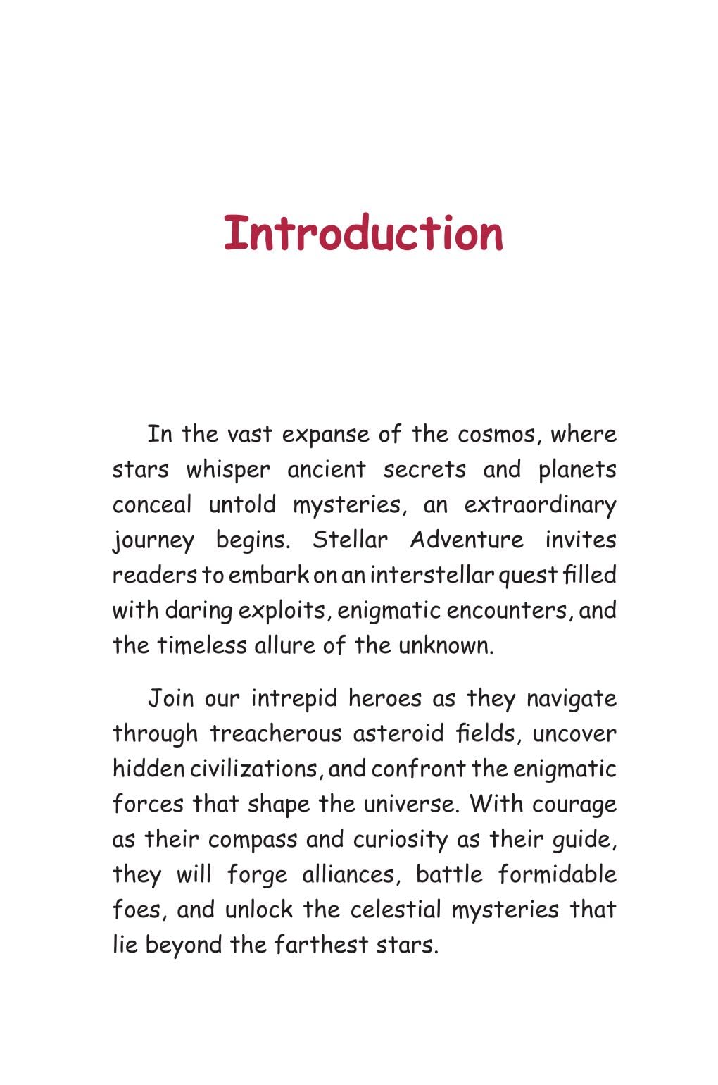 Stellar Adventures Voyage Through Space