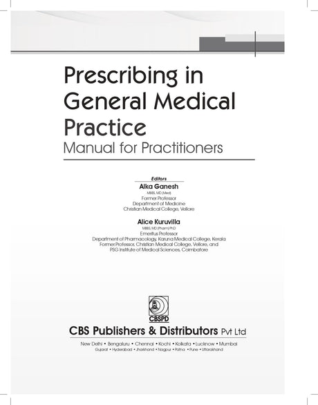 Prescribing in General Medical Practice Manual for Practitioners - Retail Maharaj