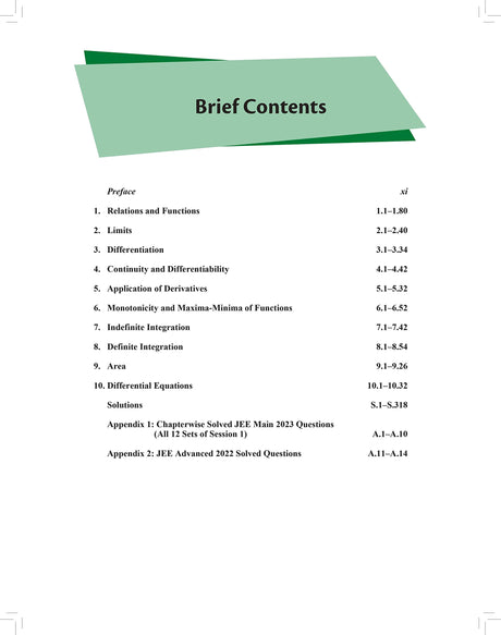 JEE (Advanced) Calculus with Free Online Assessments and Digital Content 2023 - Retail Maharaj