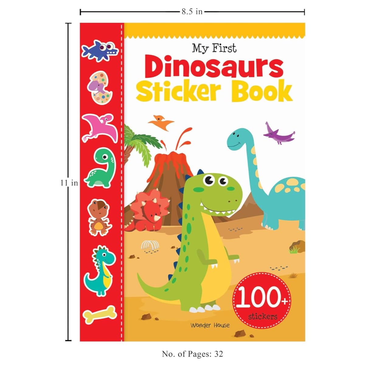 My First Dinosaurs Sticker Book: My first sticker books - Retail Maharaj