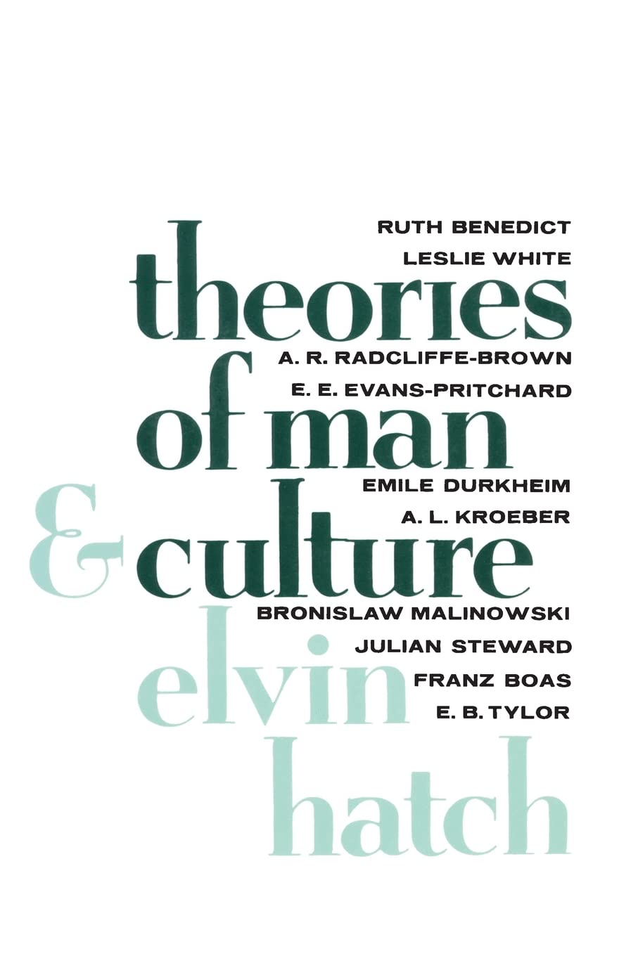 Theories of Man and Culture - Retail Maharaj