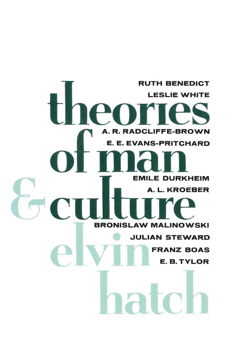 Theories of Man and Culture - Retail Maharaj