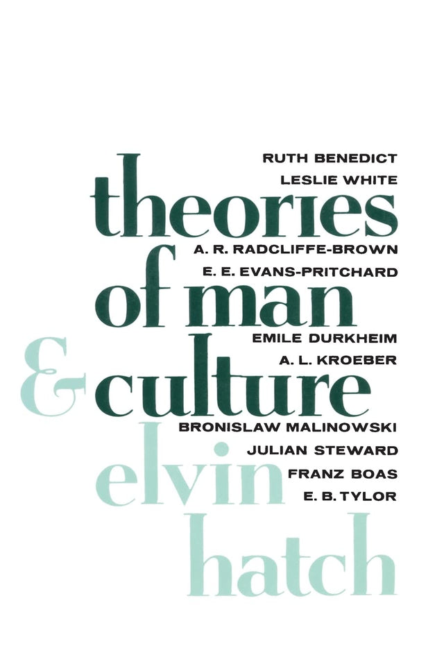 Theories of Man and Culture - Retail Maharaj