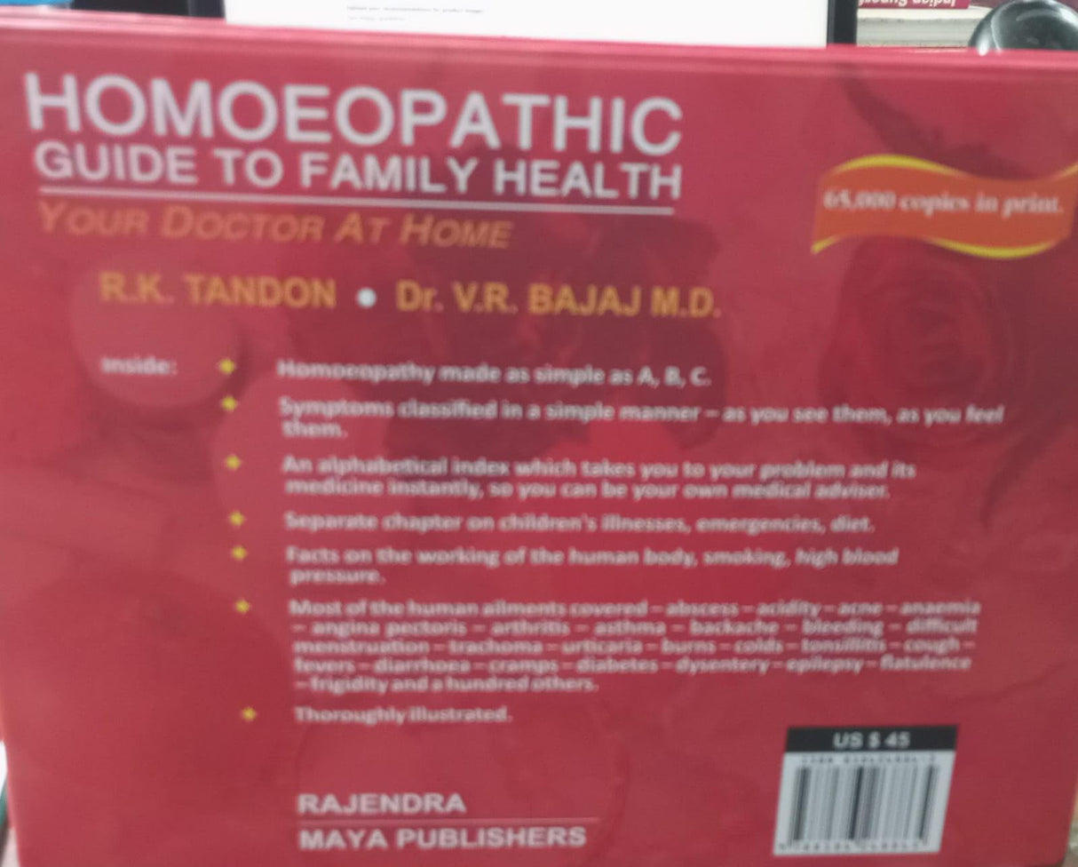 Homoeopathic Guide to Family Health - Retail Maharaj