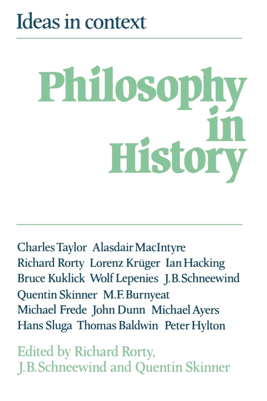 Philosophy in History: Essays in the Historiography of Philosophy - Retail Maharaj